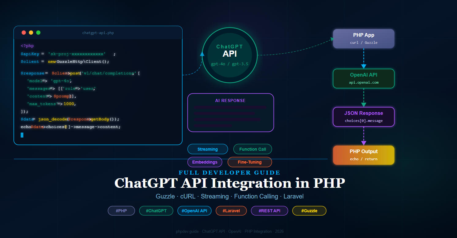 ChatGPT API Integration in PHP