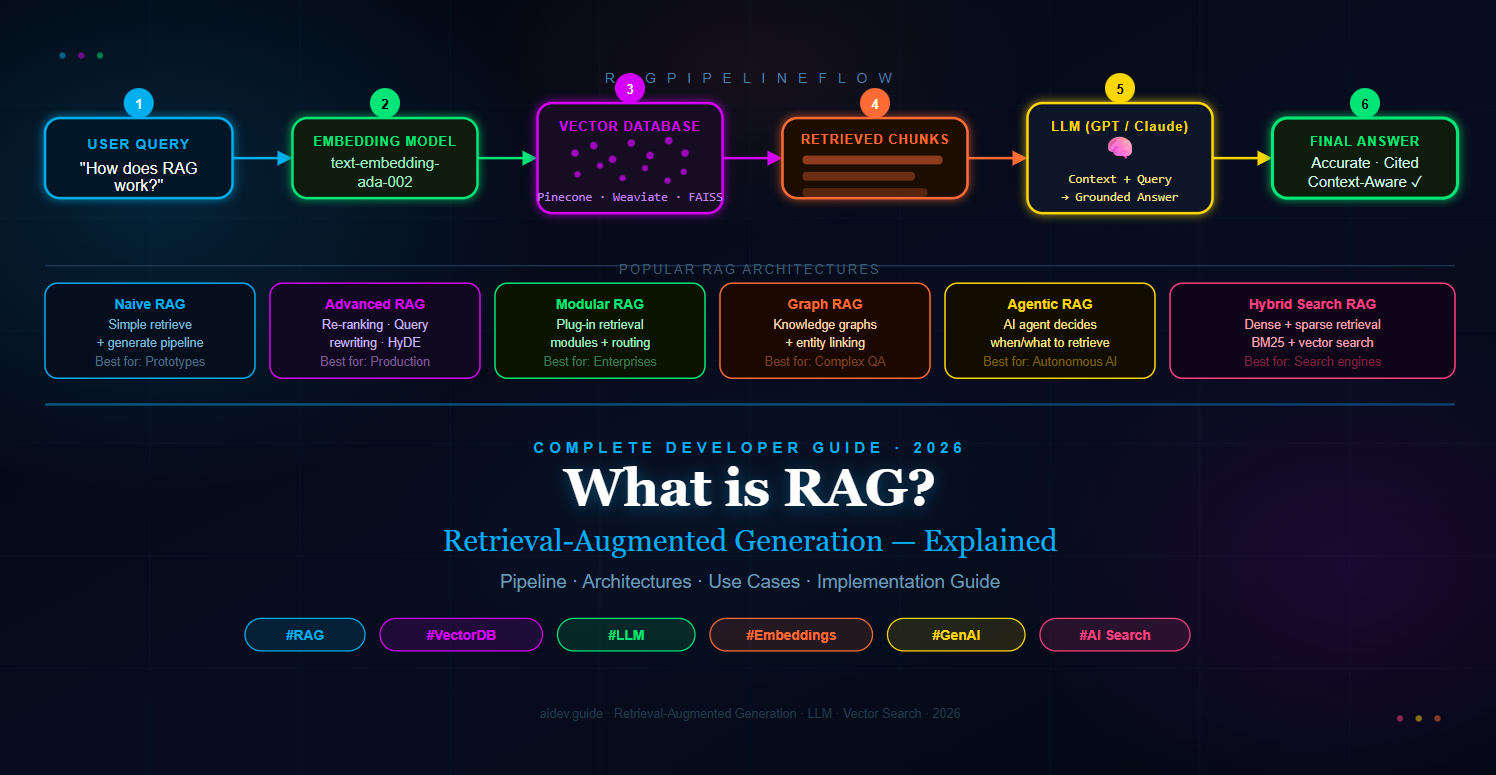 What is RAG Retrieval Augmented Generation